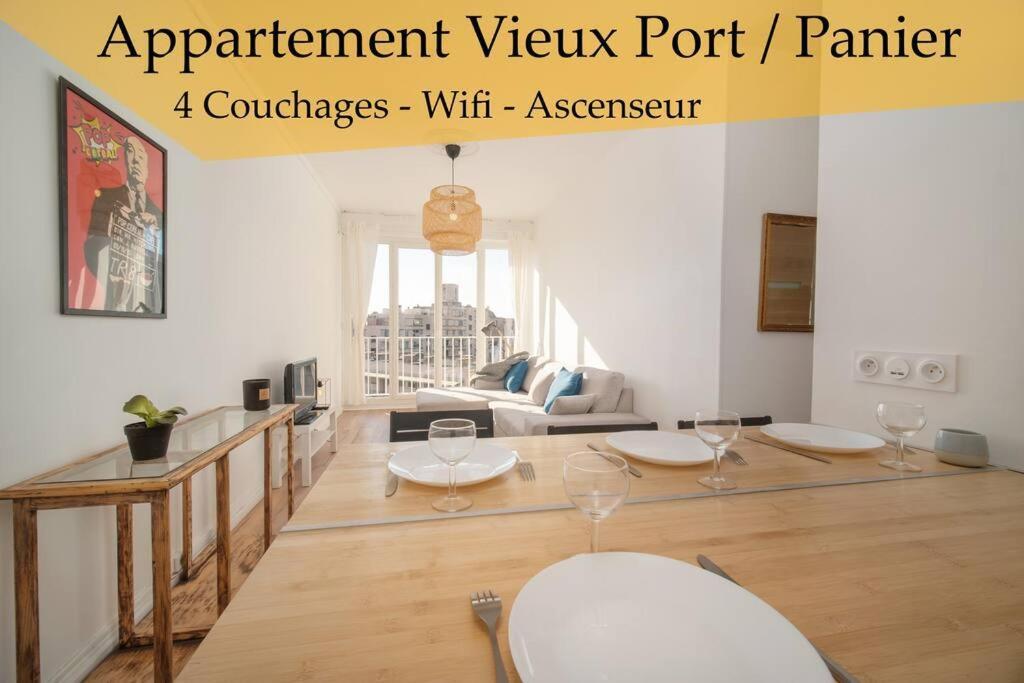 Appartement Tout Equipe Au Coeur Du Vieux Port 4 Couchages Marsella Exterior foto